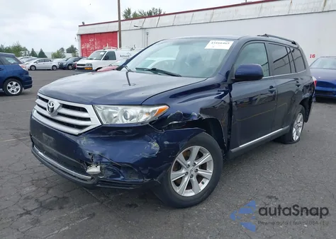 2011 Toyota Highlander Base V6 from USA, damaged, VIN 5TDBK3EH3BS058655
